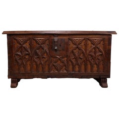 Antique French Oak Coffer