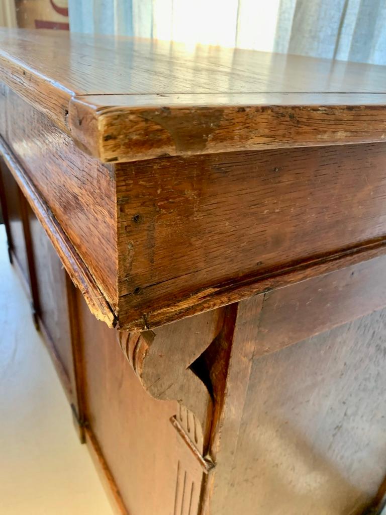 Antique French Oak Counter with Drawers 3