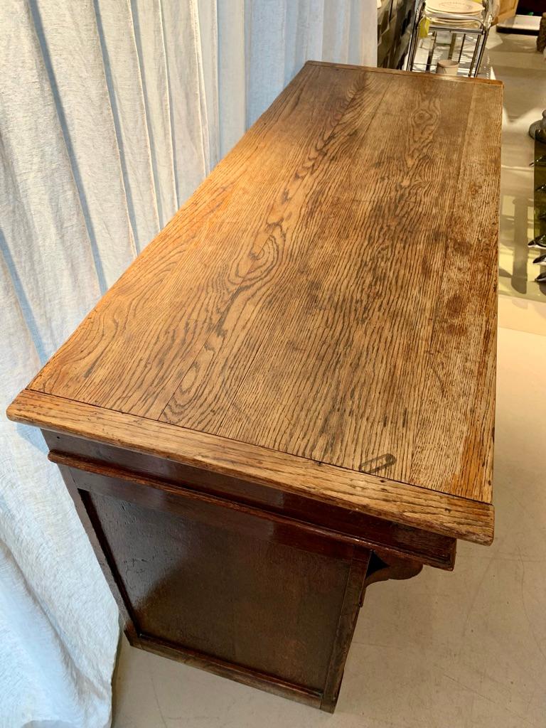 Antique French Oak Counter with Drawers 5