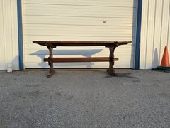 Antique French Oak Land rustikale Esstisch Circa 1800s