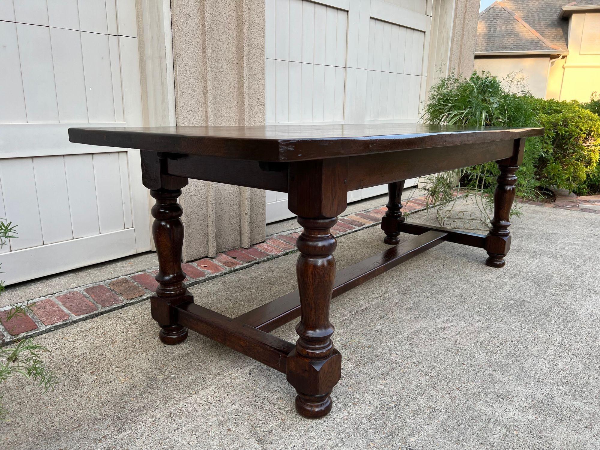 The Farm Antiques Farm Bakers Table Conférence Bureau Library Desk c1920 en vente 12