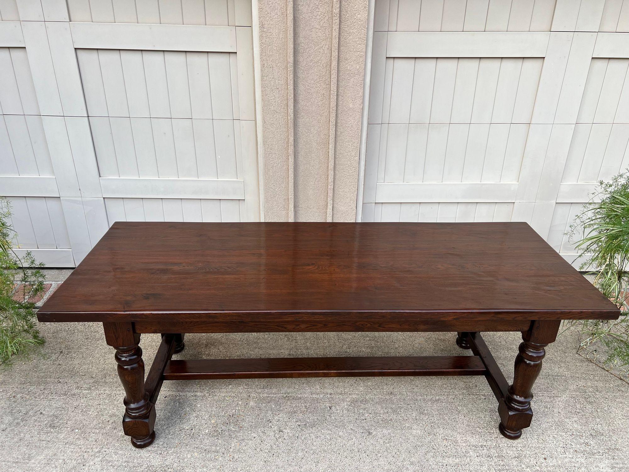 Tourné The Farm Antiques Farm Bakers Table Conférence Bureau Library Desk c1920 en vente