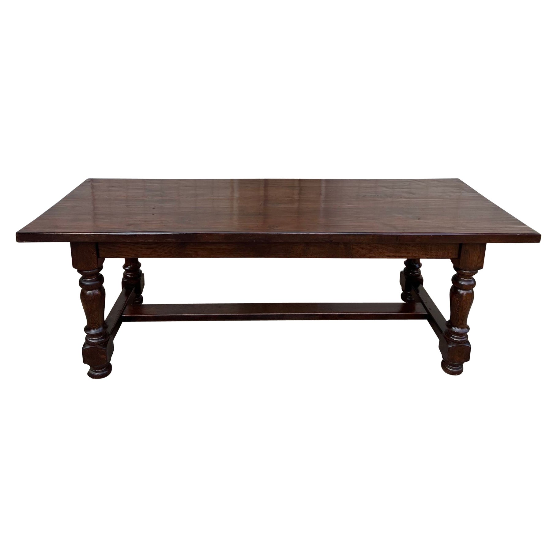 The Farm Antiques Farm Bakers Table Conférence Bureau Library Desk c1920