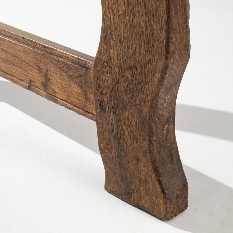 Antique French Oak Dining Table For Sale at 1stDibs