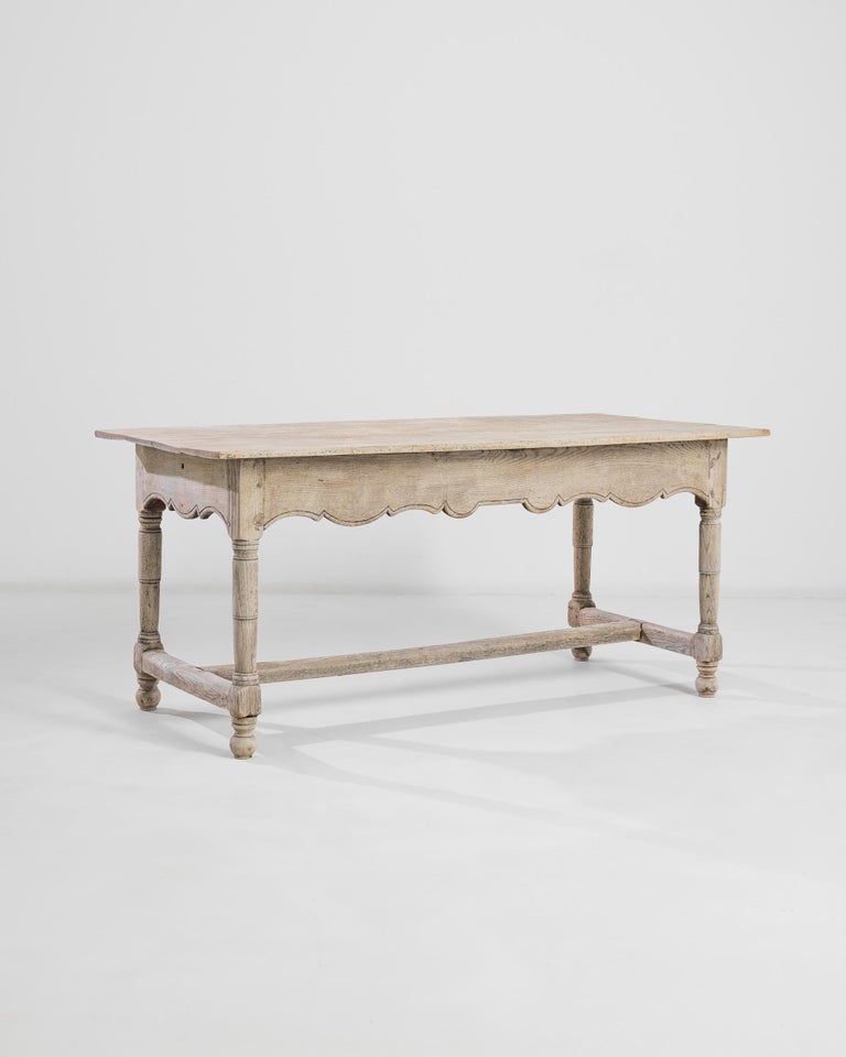 Antique French Oak Dining Table For Sale at 1stDibs