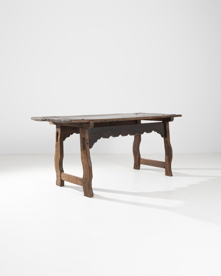 Antique French Oak Dining Table For Sale at 1stDibs