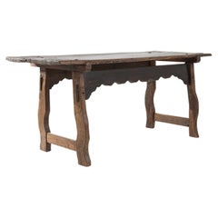 Antique French Oak Dining Table