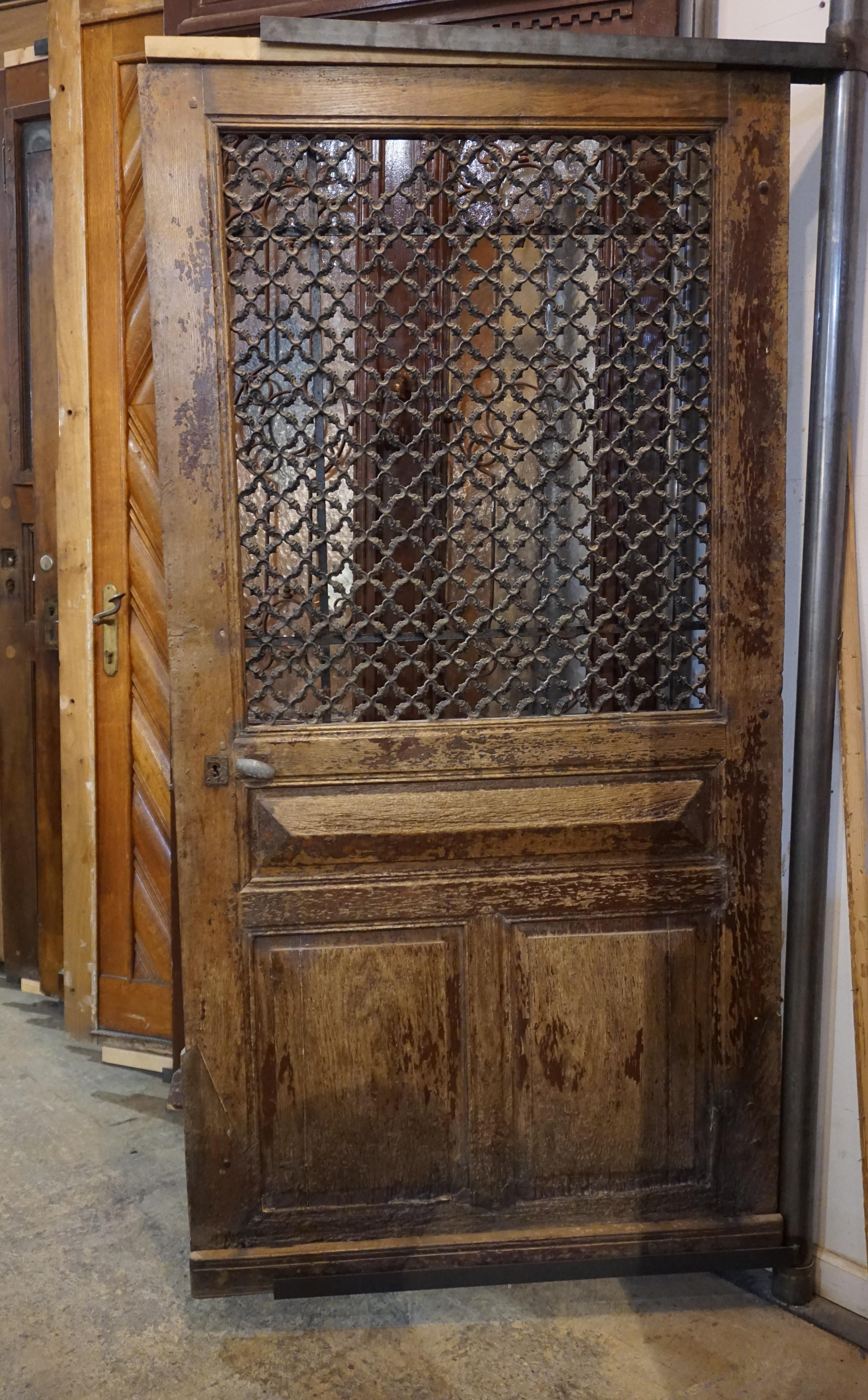 Antique French Oak Door, circa 1870 2