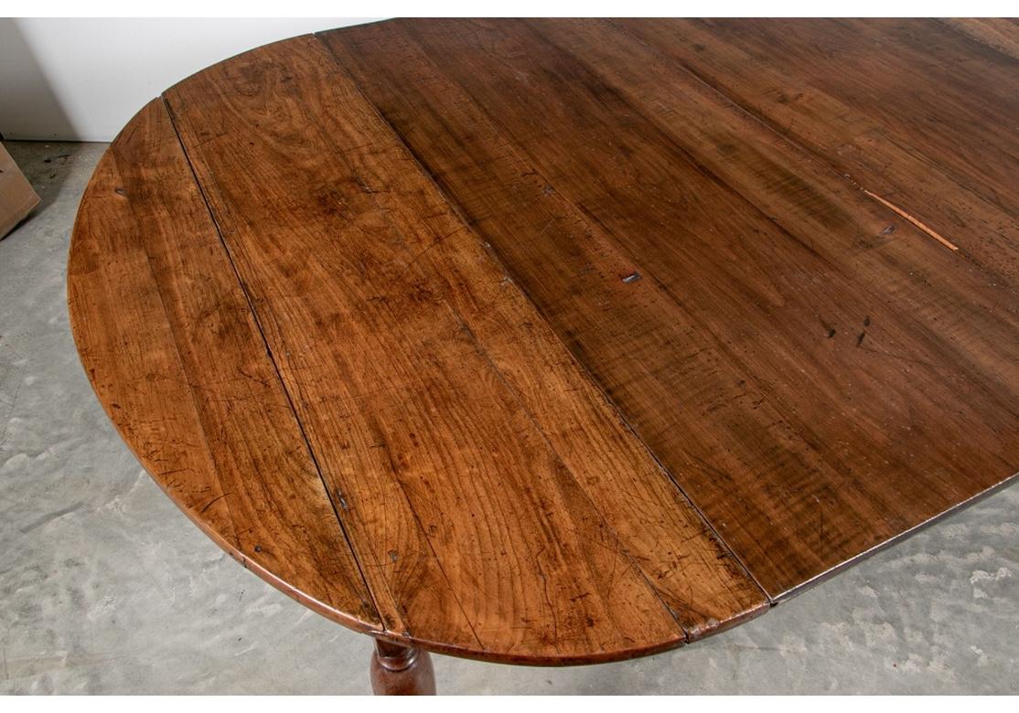 Antique French Oak Drop- Leaf Dining Table For Restoration 11