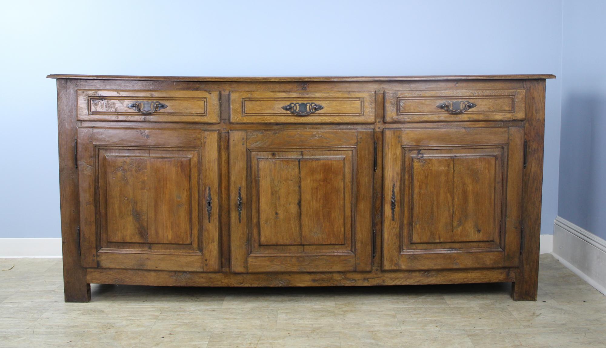 Antique French Oak Enfilade In Good Condition In Port Chester, NY