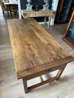 Antique French oak farmhouse table