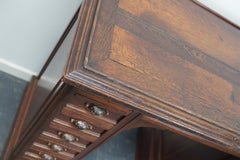 Antique French Oak Jewelers / Watchmakers Workbench, Late 19th Century