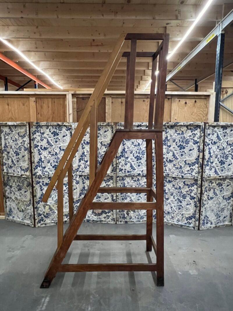 Antique French Oak Library Treppenstufen (19. Jahrhundert) im Angebot