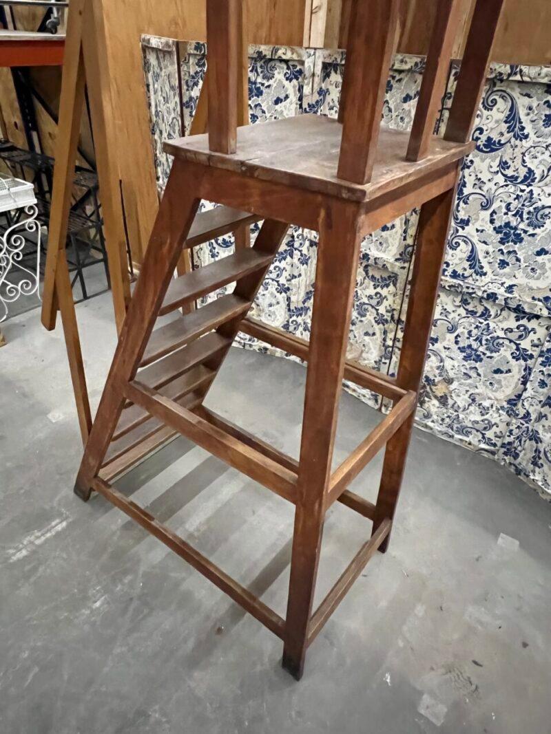 Antique French Oak Library Treppenstufen im Angebot 2