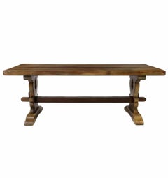 Antique French Oak Monastery Refectory Dining Table