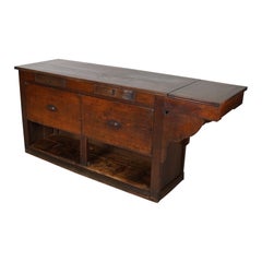 Antique French Shop Counter Cabinet / Isola da cucina, circa 1900