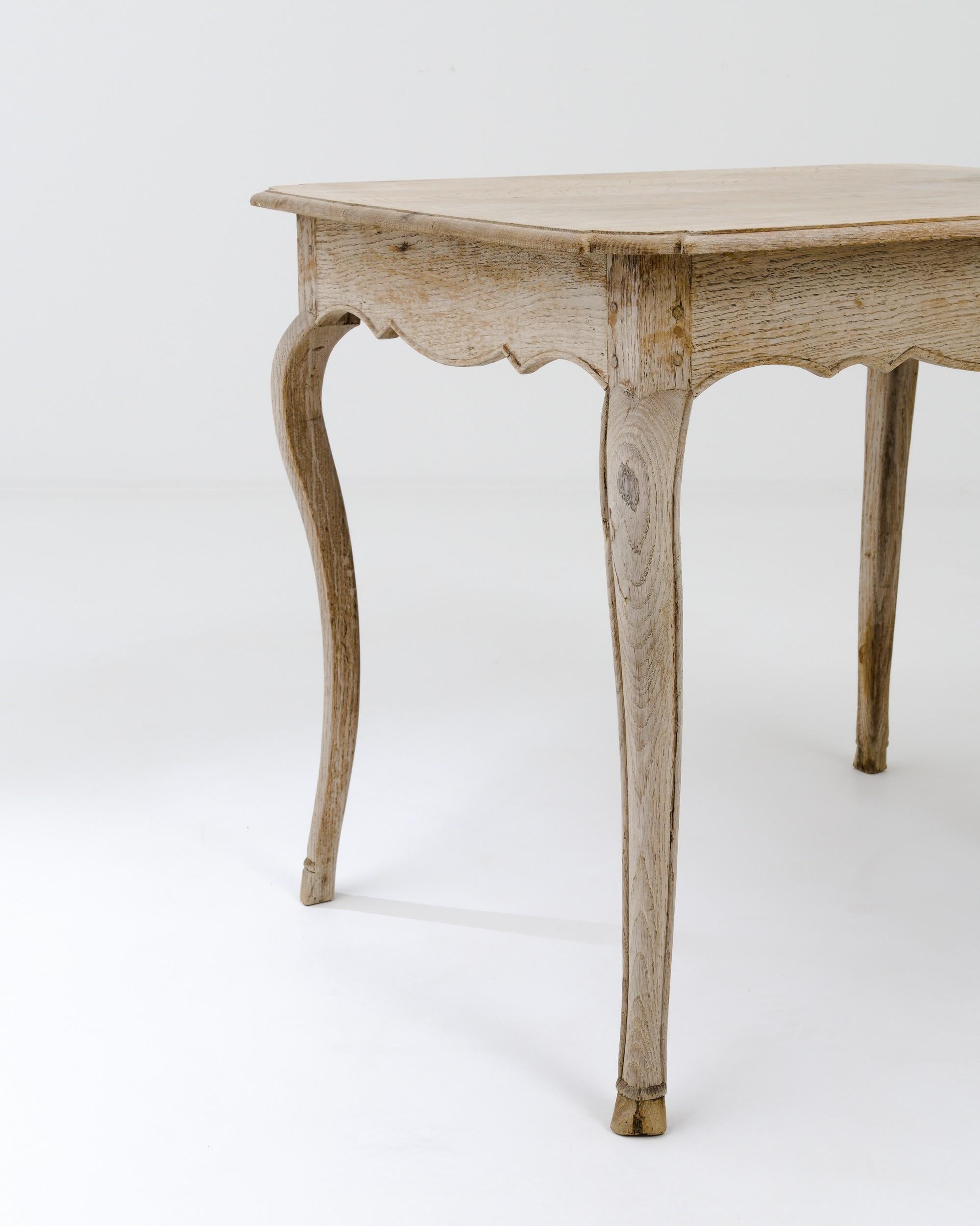 Early 20th Century Antique French Oak Side Table