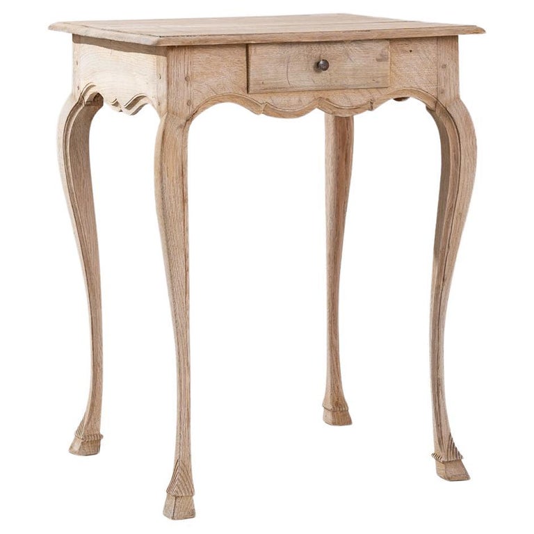 Antique French Oak Side Table For Sale at 1stDibs
