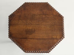 Antique French Oak Side Table or End Table Completely Restored