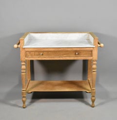 Antique French Oak Washstand Louis Philippe Style