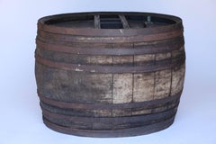 Antique French Oak Wine Barrel