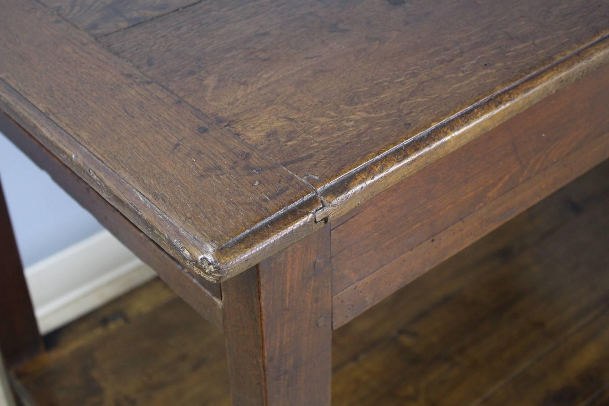 Antique French Oak Work Table 1
