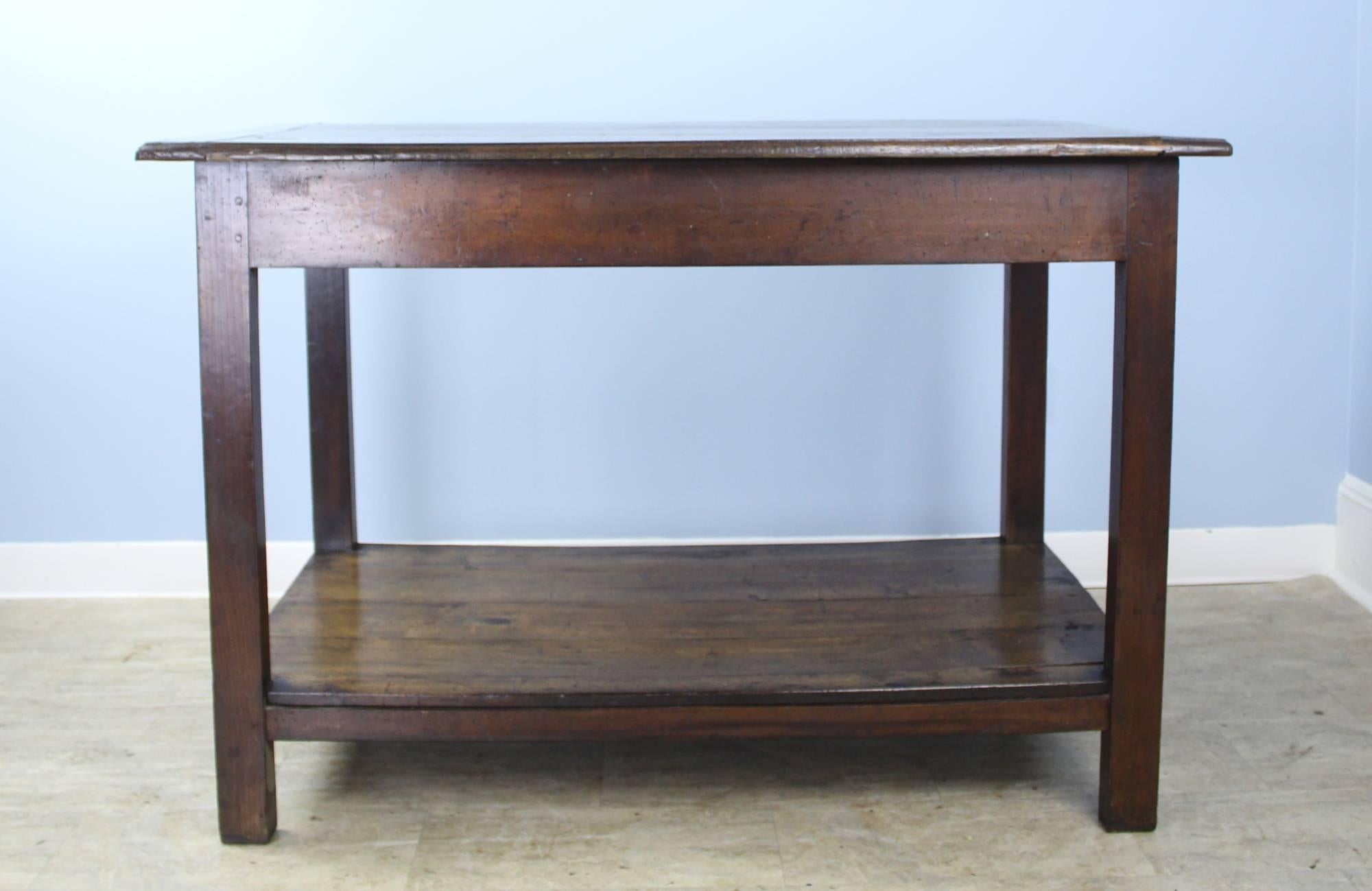 Antique French Oak Work Table 3