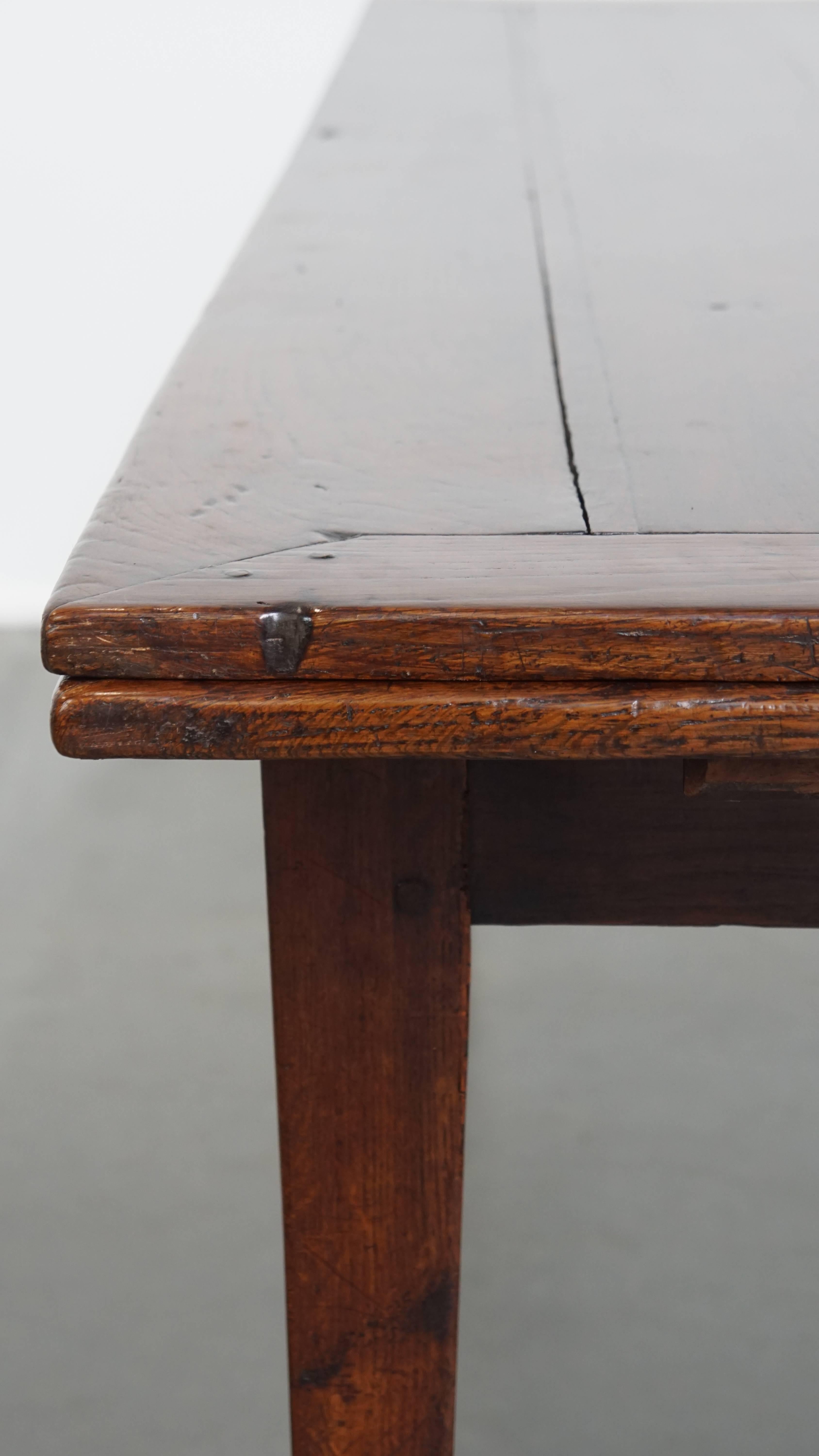 Antique French Oak XXL Dining Table from the Late 18th / Early 19th Century For Sale 3