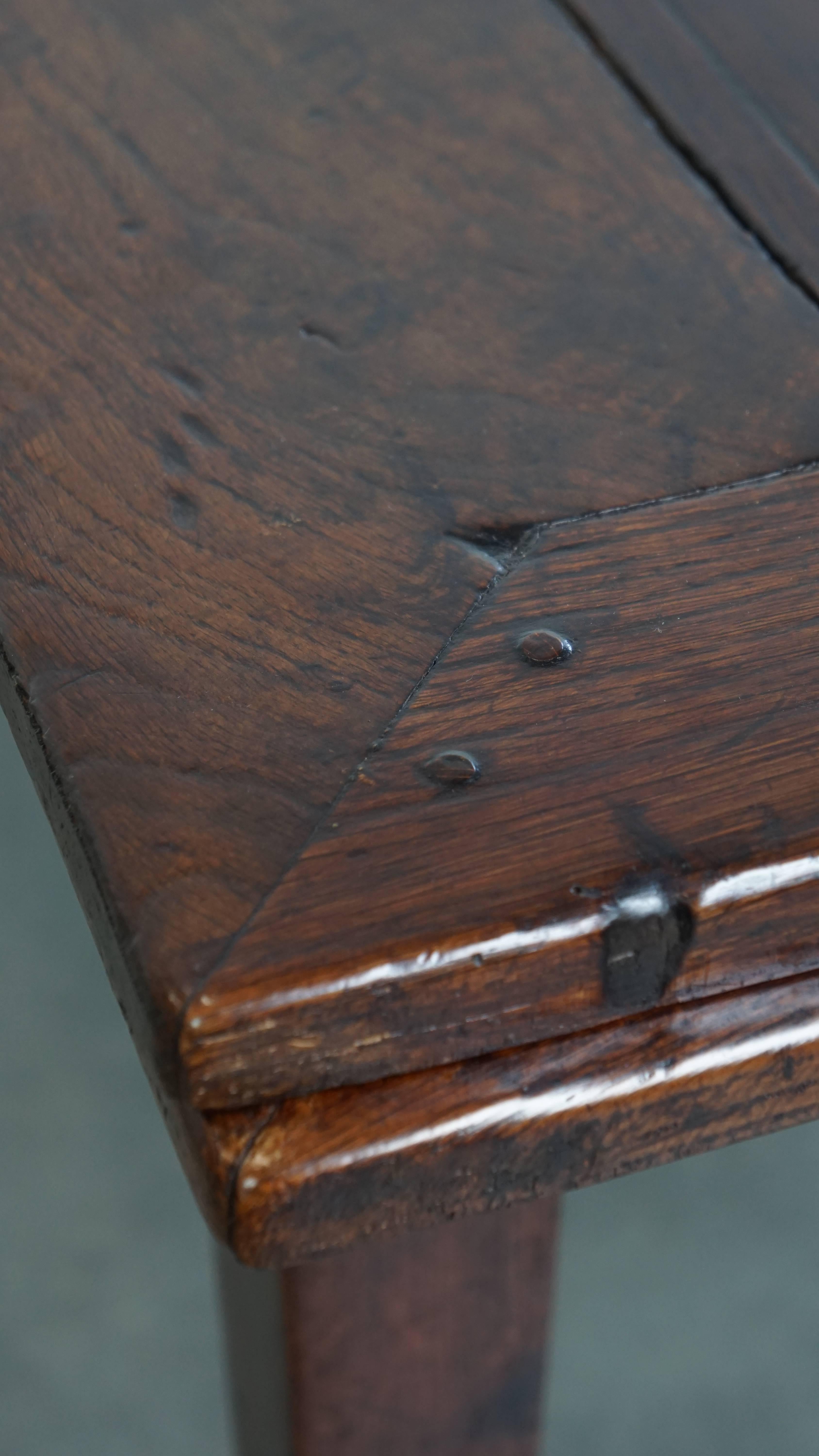 Antique French Oak XXL Dining Table from the Late 18th / Early 19th Century For Sale 6