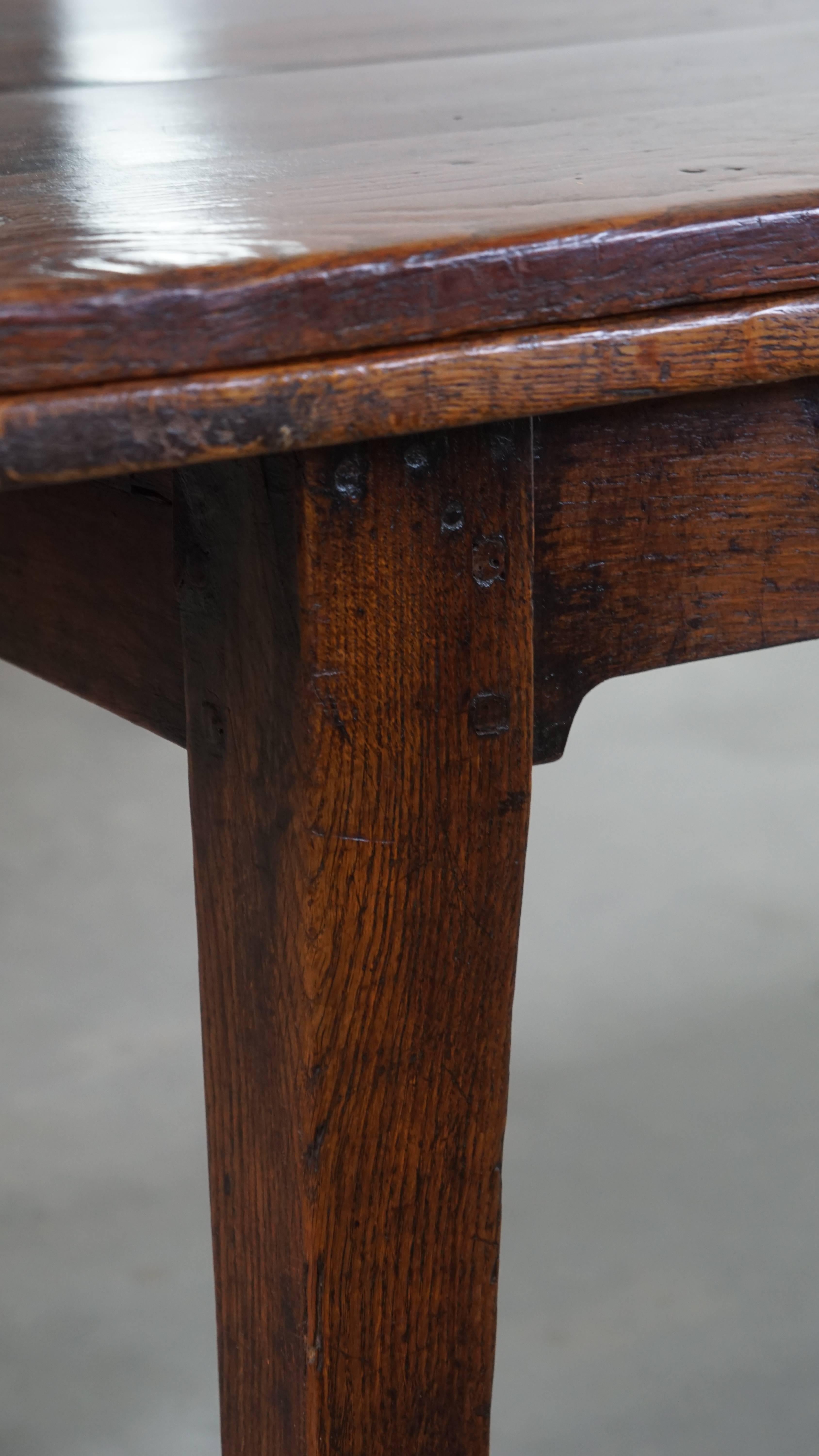 Antique French Oak XXL Dining Table from the Late 18th / Early 19th Century For Sale 7