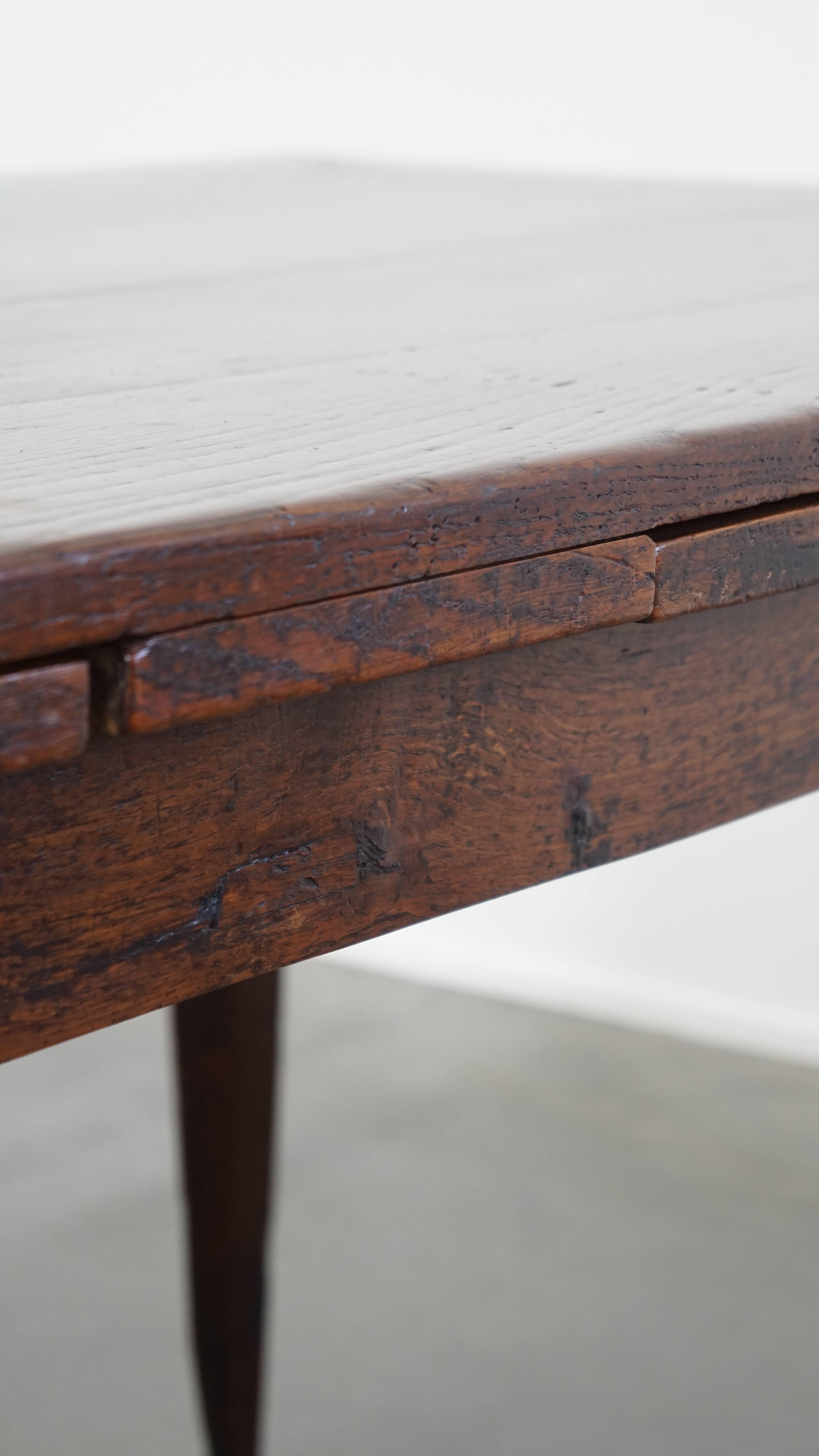 Antique French Oak XXL Dining Table from the Late 18th / Early 19th Century For Sale 8