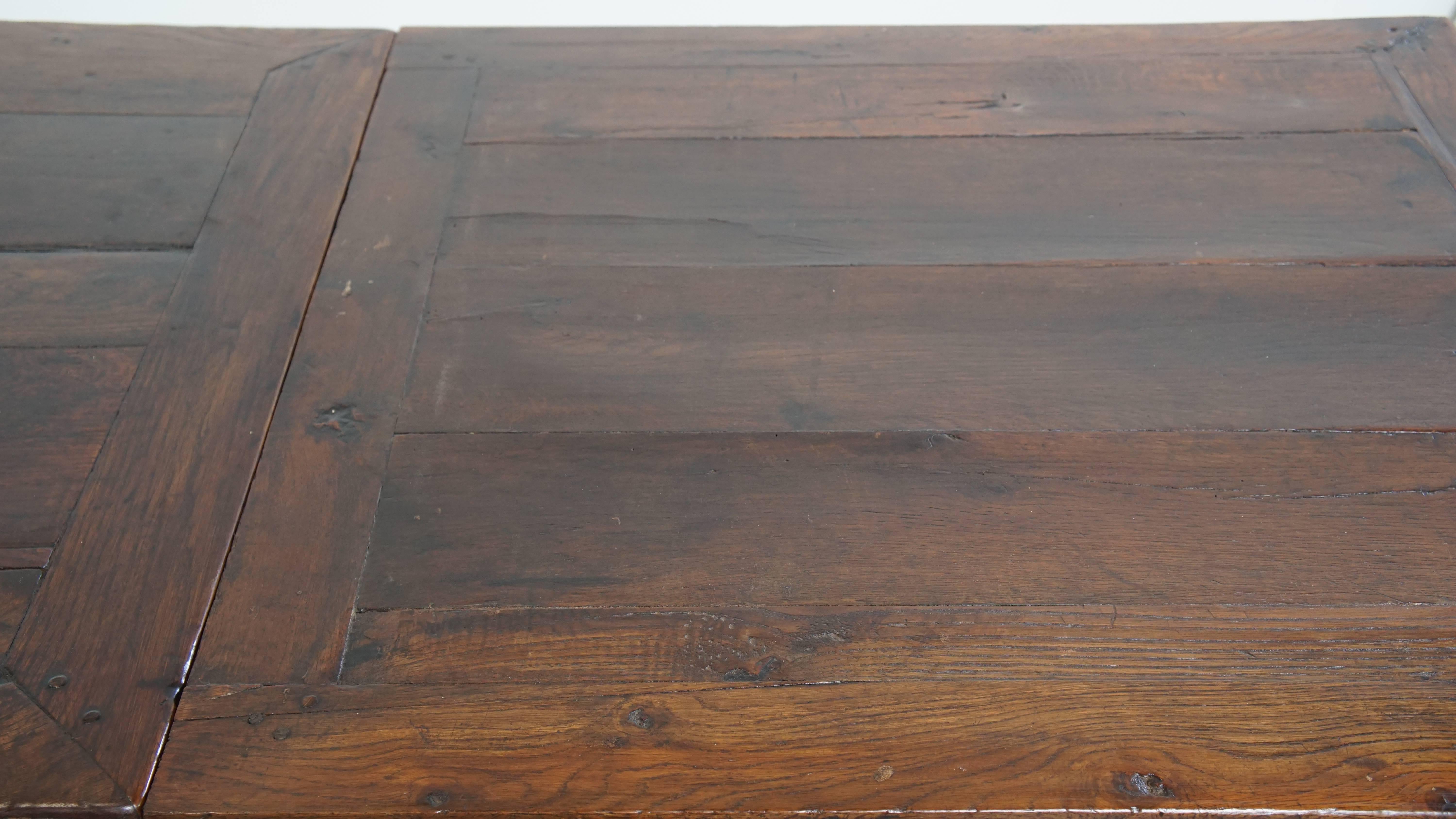 18th Century Antique French Oak XXL Dining Table from the Late 18th / Early 19th Century For Sale