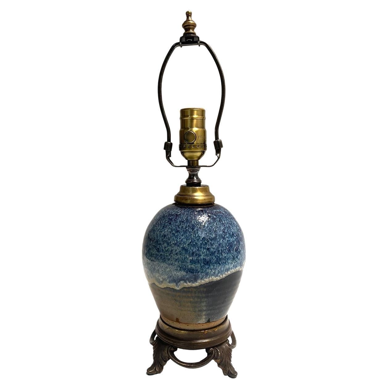 Lampe à l'huile française ancienne en vente