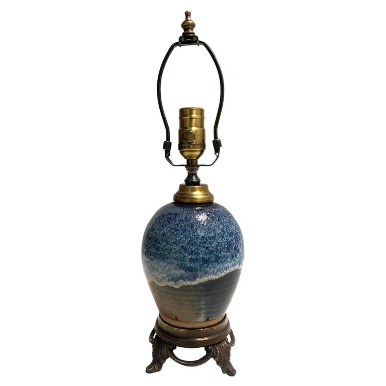 Antique French Oil Lamp For Sale at 1stDibs