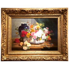 Antique French Oil on Canvas