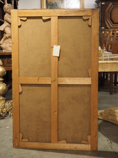 Antique French Oil on Canvas Landscape Painting in the Manner of Hubert Robert