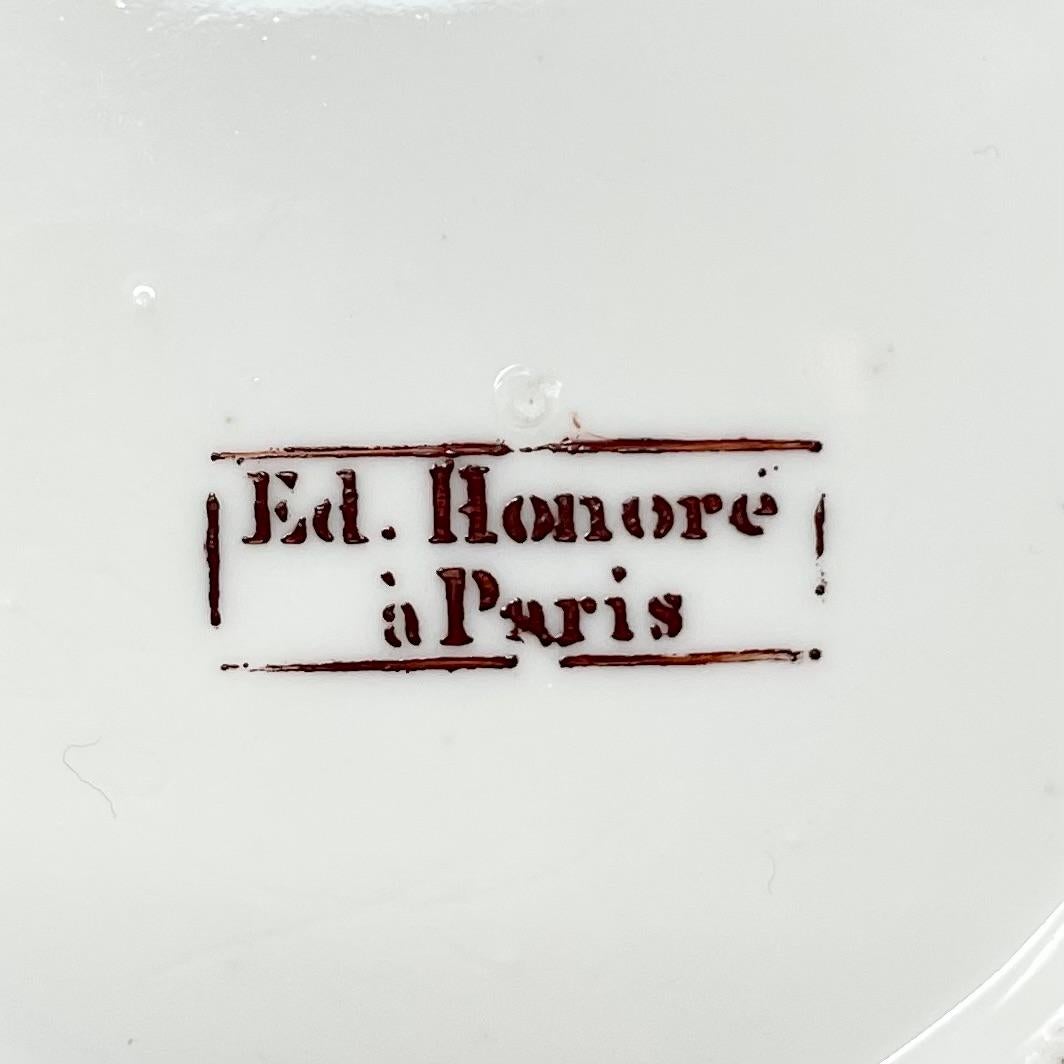 Antique French Old Paris Porcelain Veilleuse or Tea Warmer Night Light, Ca. 1900 For Sale 6