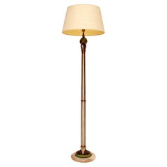 Antique French Onyx and Gilt Metal Floor Lamp