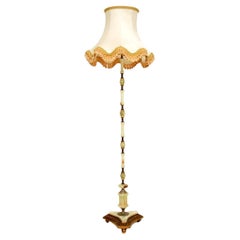 Antique French Onyx and Gilt Metal Floor Lamp
