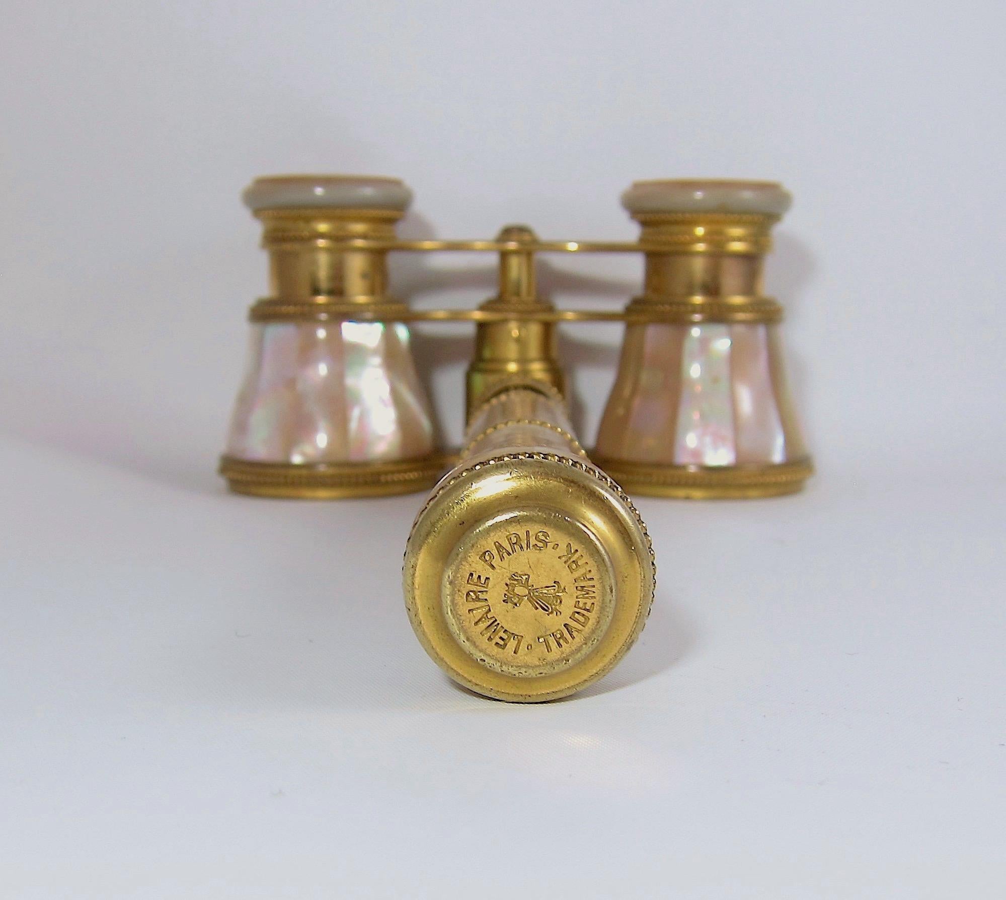 Antique French Opera Glasses with Removable Handle from Lemaire of Paris 3