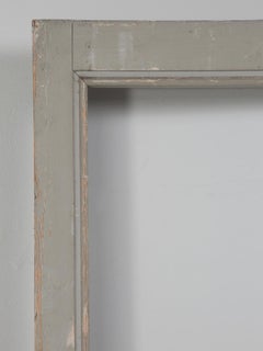 Antique French Original Paint Glazed Door, circa 1900