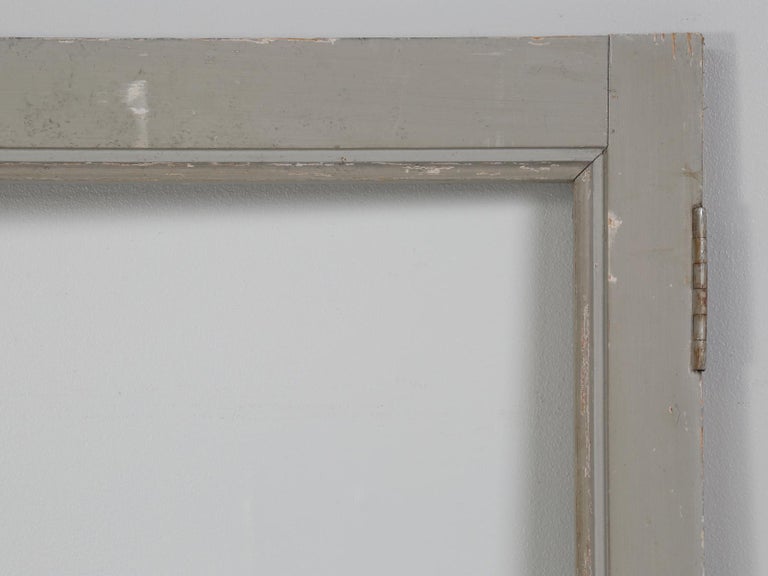 Antique French Original Paint Glazed Door, circa 1900 For Sale at 1stDibs