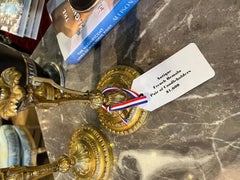 Antique French Ormalu Pair of Candleholder