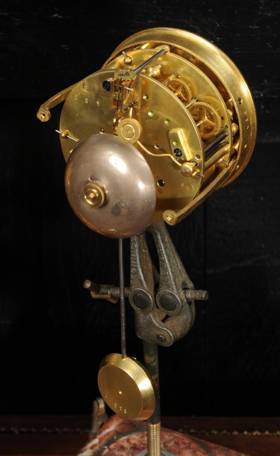 Antique French Ormolu and Porcelain Gothic Clock - Vincenti - Fully Overhauled 13