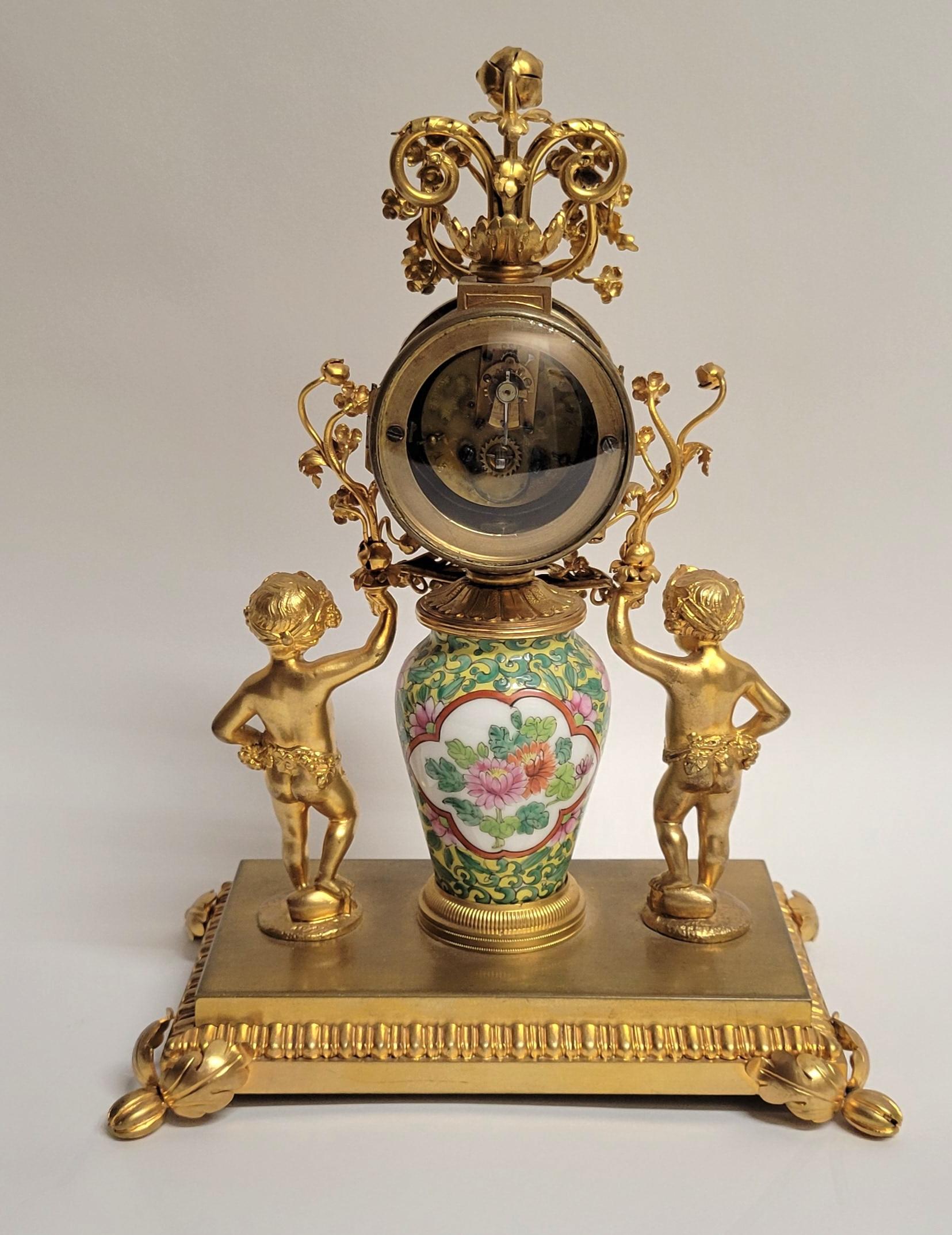 19th Century Antique French Ormolu Clock Garniture