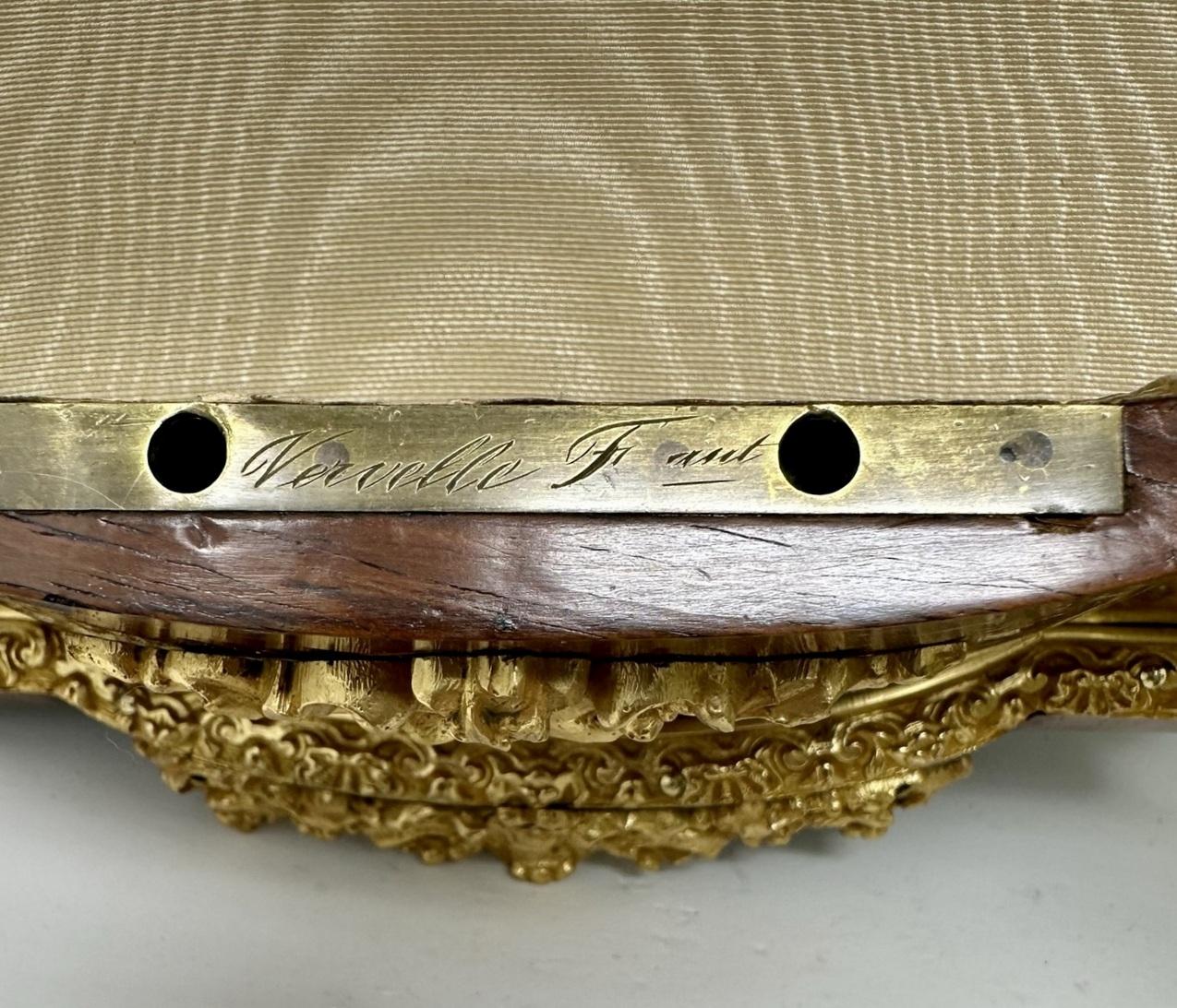 Antique French Ormolu Kingwood Sevres Casket Jewelry Box by Vervelle Audot Paris 5