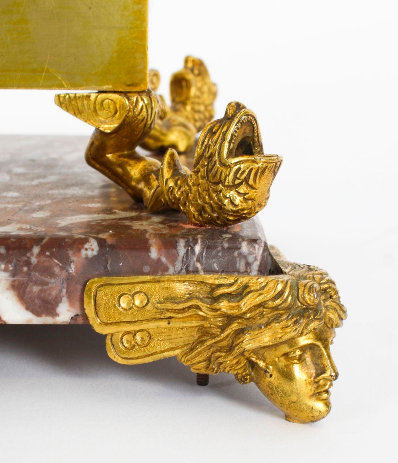 Antique French Ormolu & Marble Casket 19th Century For Sale 9