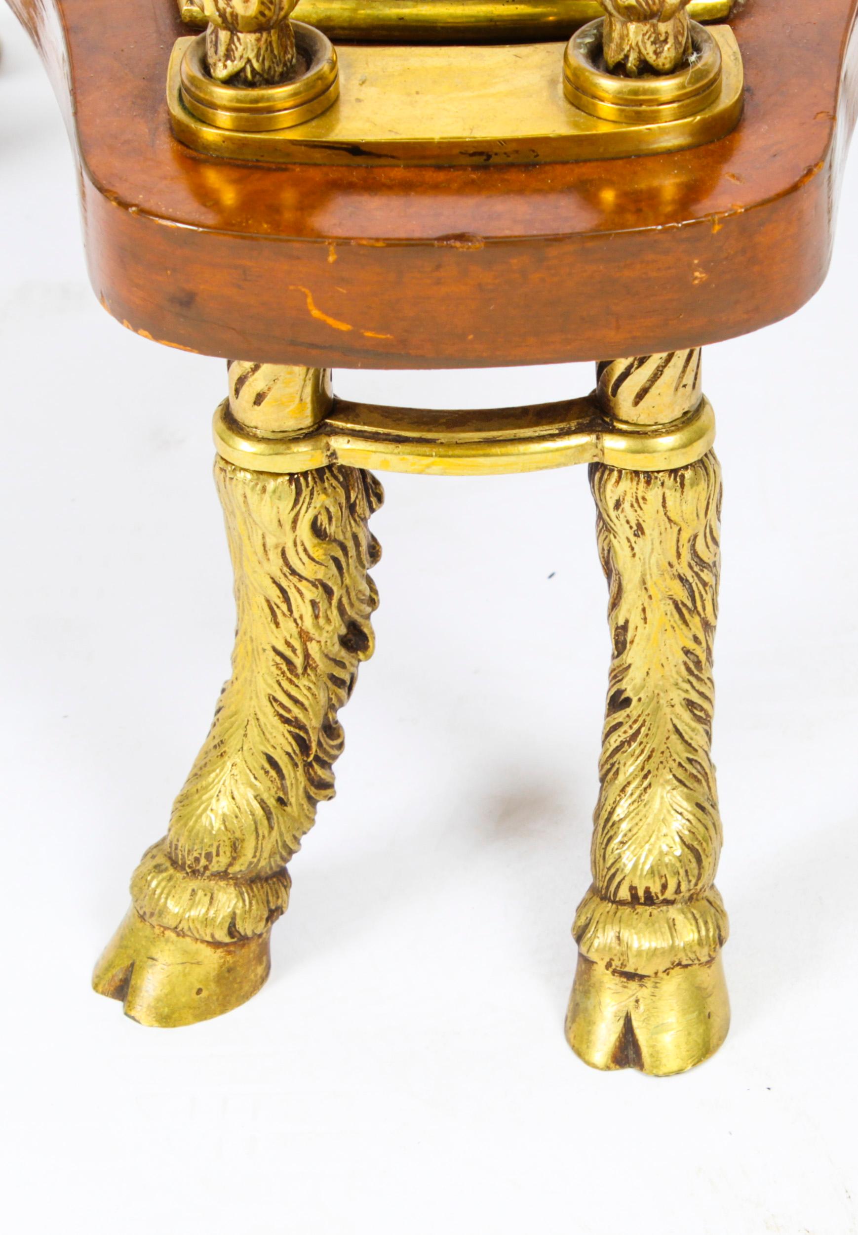 Antique French Ormolu Marble Topped Occasional Table 19th Century 4