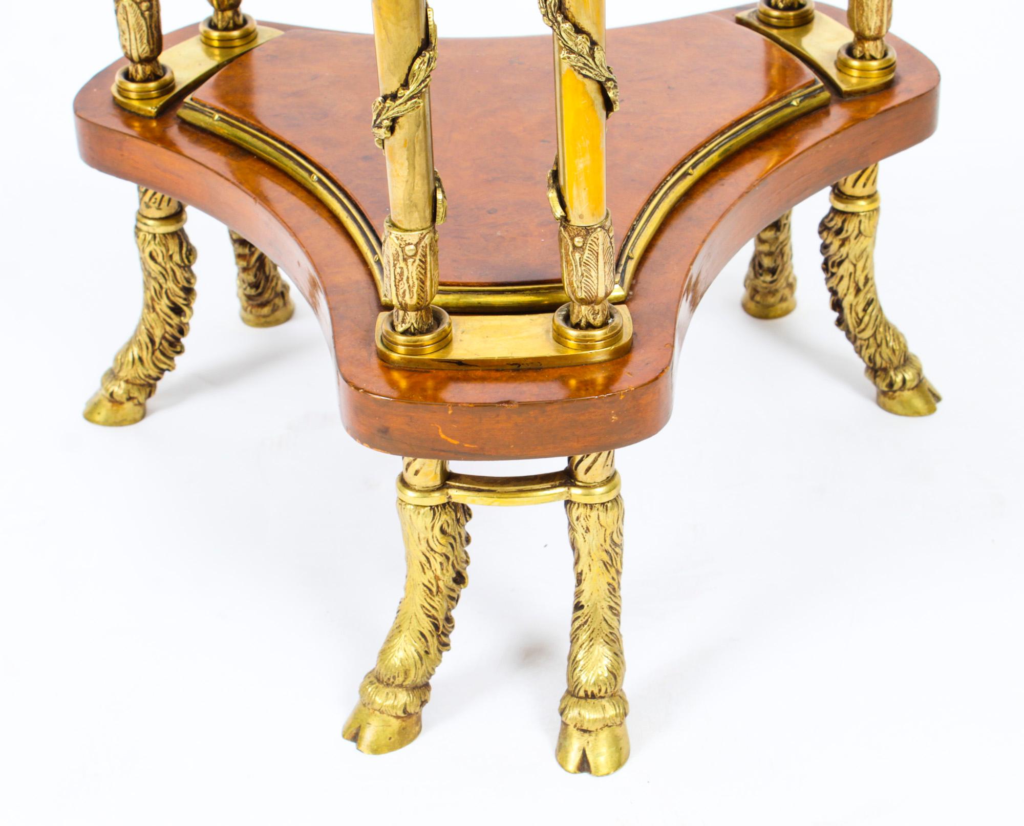 Antique French Ormolu Marble Topped Occasional Table 19th Century 5