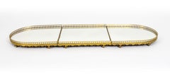 Antique French Ormolu and Mirrored Surtout de Table Plateau, 19th Century